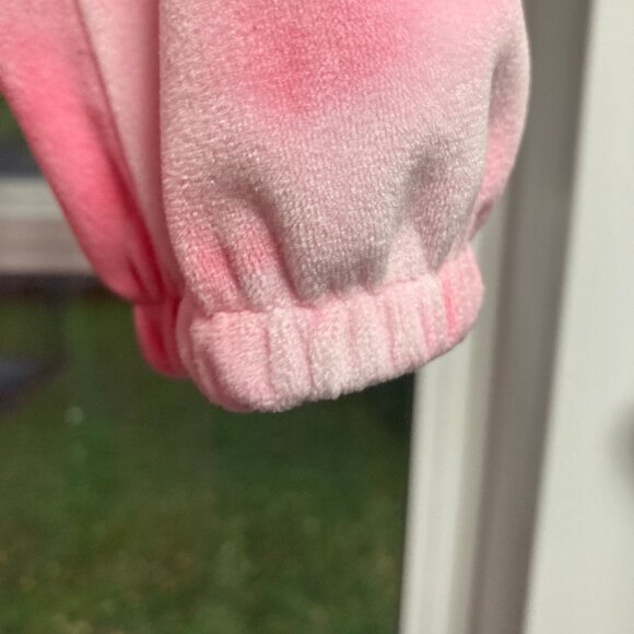 btween Girls Velor Track Suit Size 8 Pink EUC - Picture 10 of 11